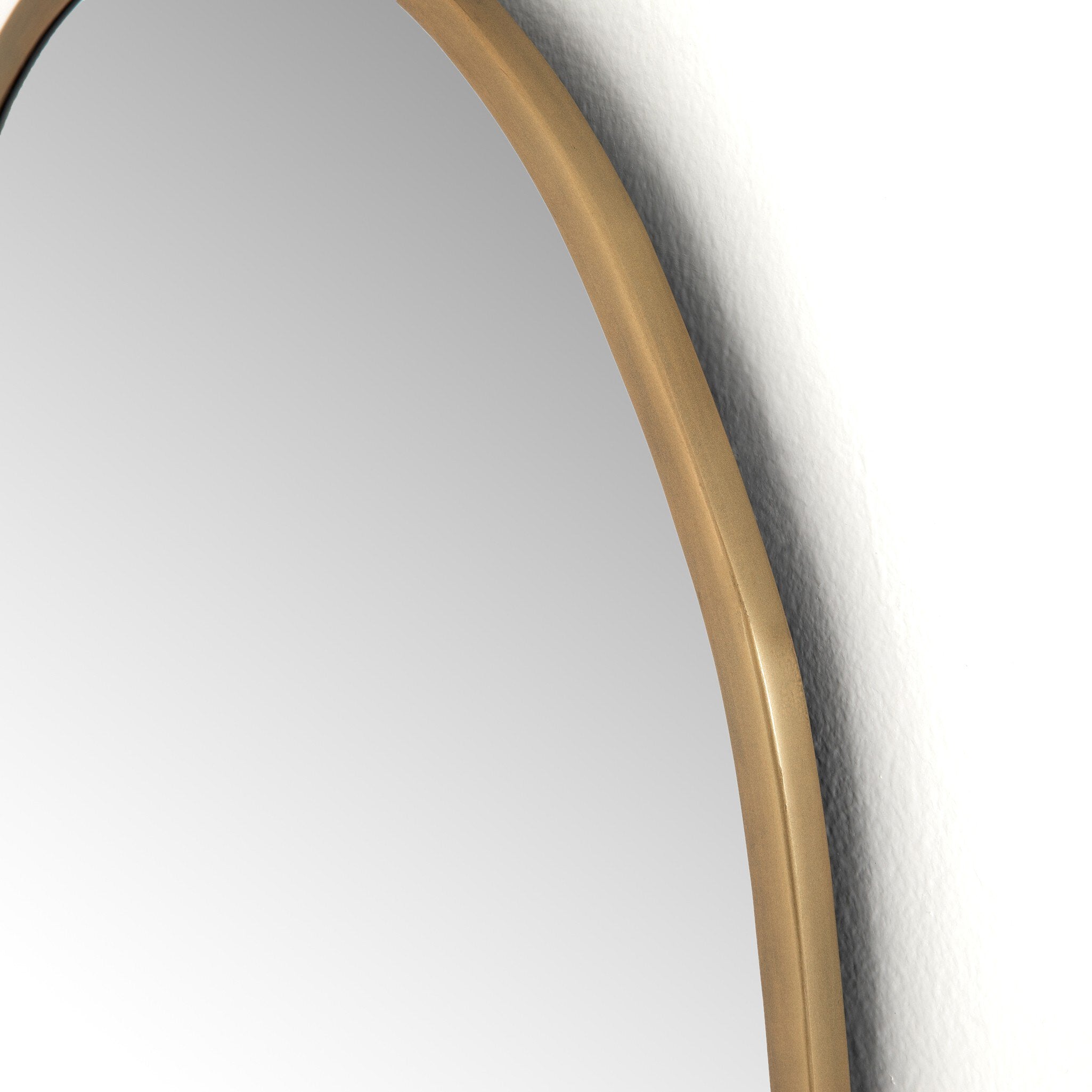 Brinley Mirror - Antique Brass Iron