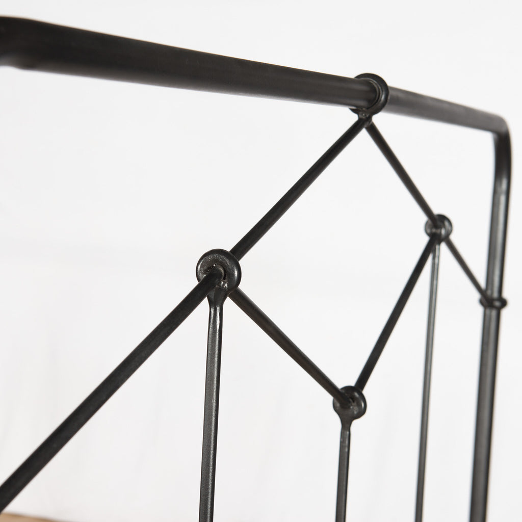 Casey Bed - Sandblasted Vintage Black | King