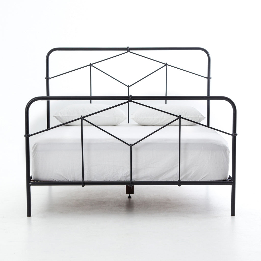 Casey Bed - Sandblasted Vintage Black | King