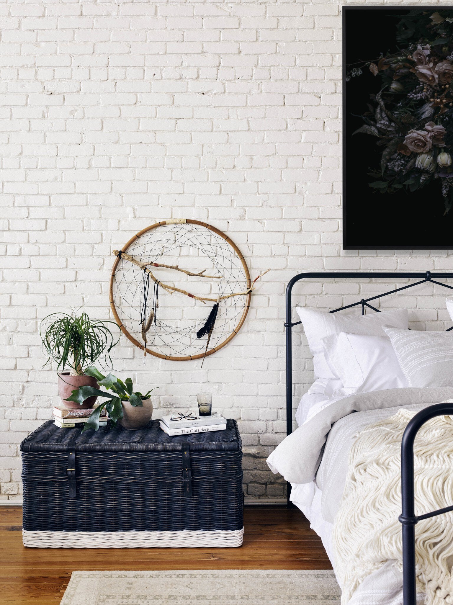 Casey Bed - Sandblasted Vintage Black | King