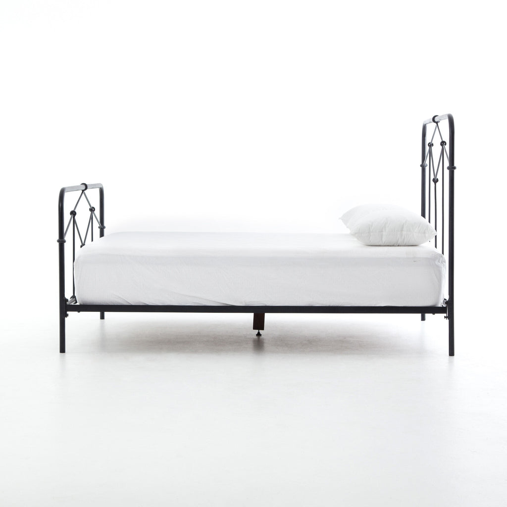 Casey Bed - Sandblasted Vintage Black | King