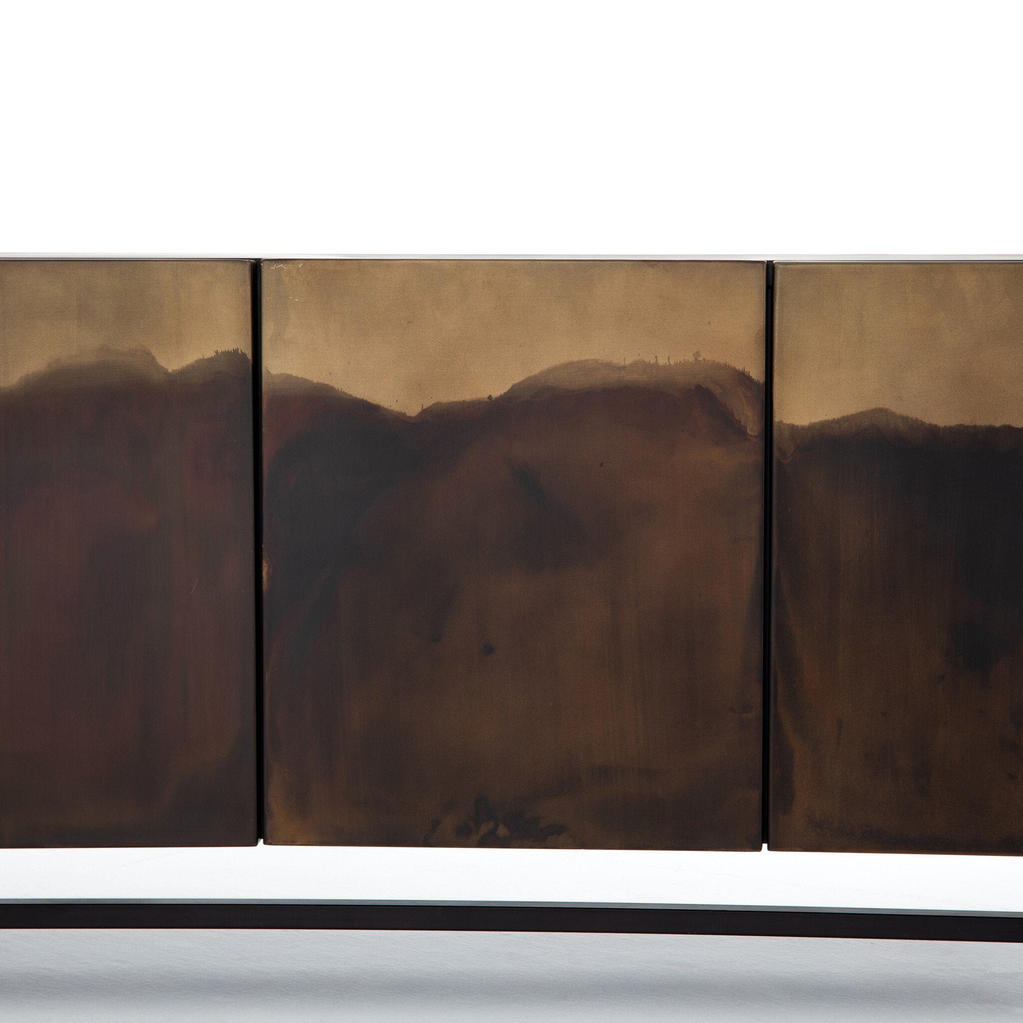 Stormy Media Console - Aged Brown