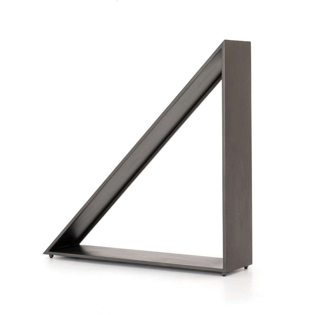 Nero Firewood Storage - Coated Gunmetal