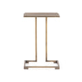 Acid Etch C Table - Acid Etched Aged Brass