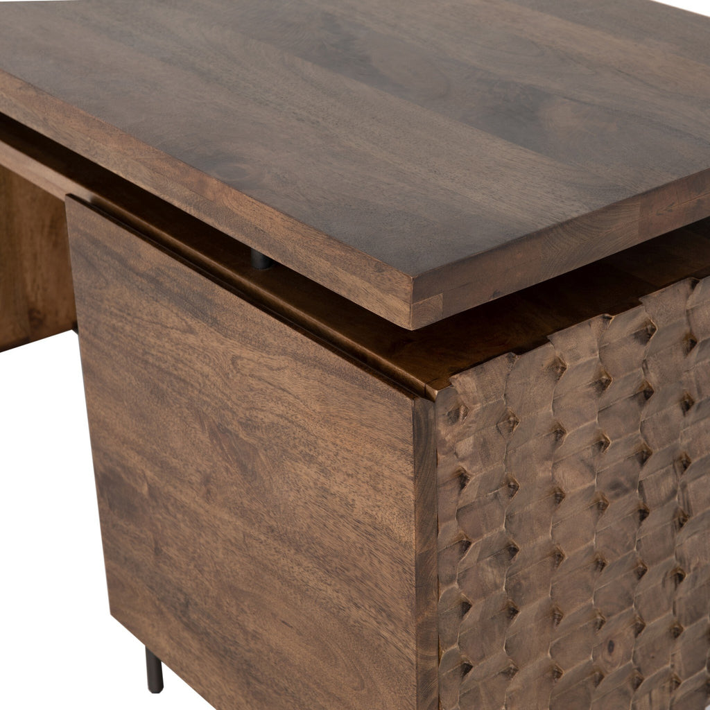 Raffael Desk - Antique Brown