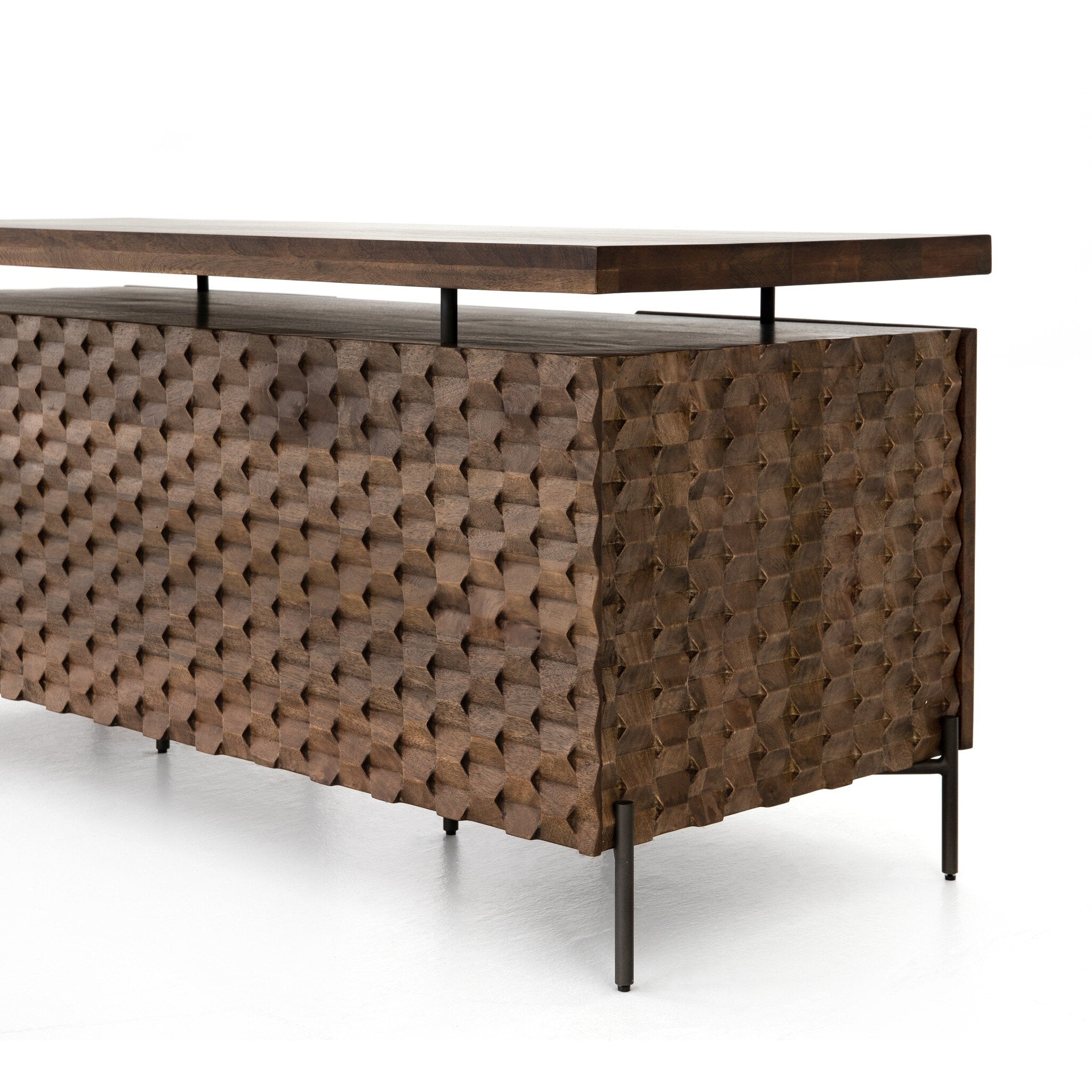 Raffael Desk - Antique Brown