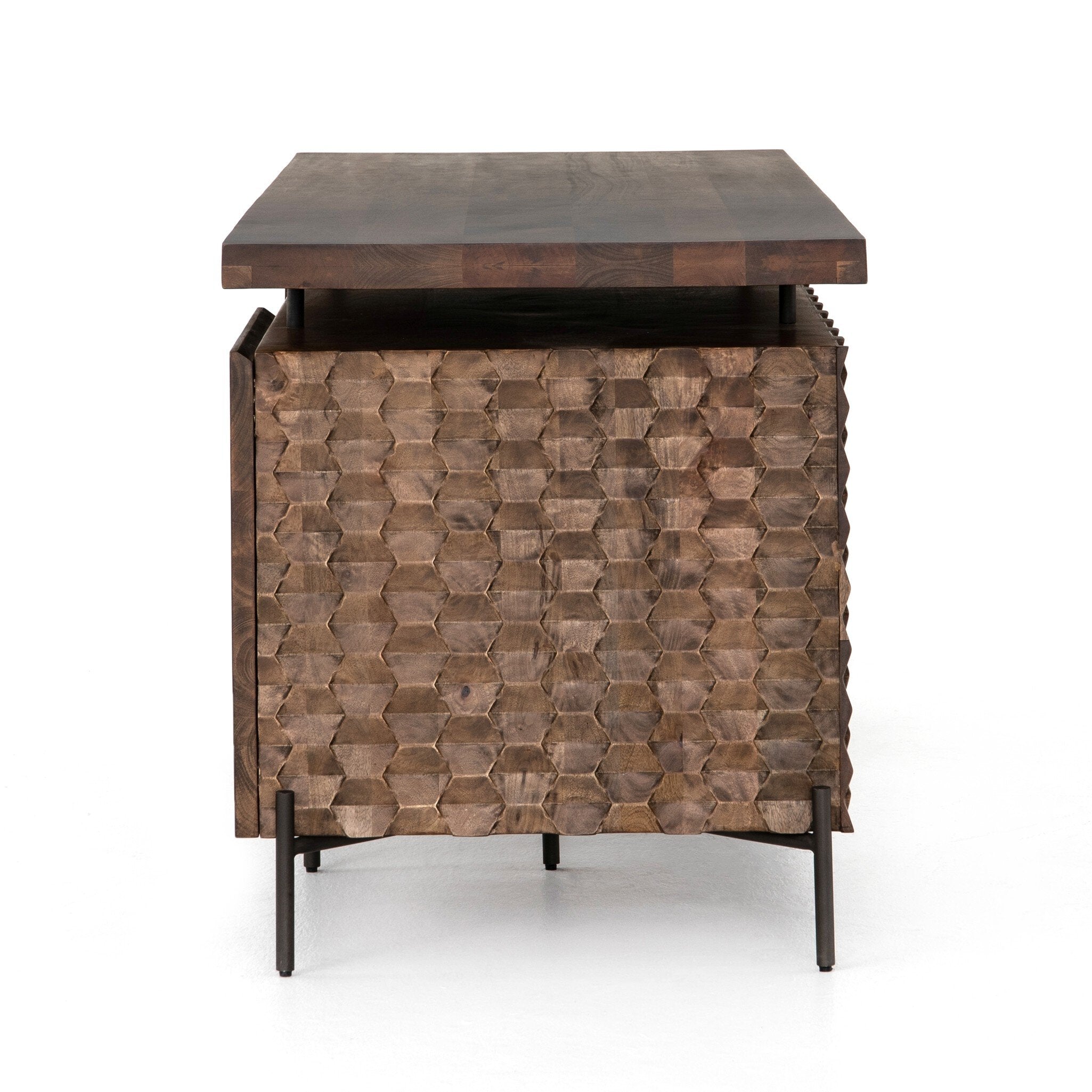 Raffael Desk - Antique Brown