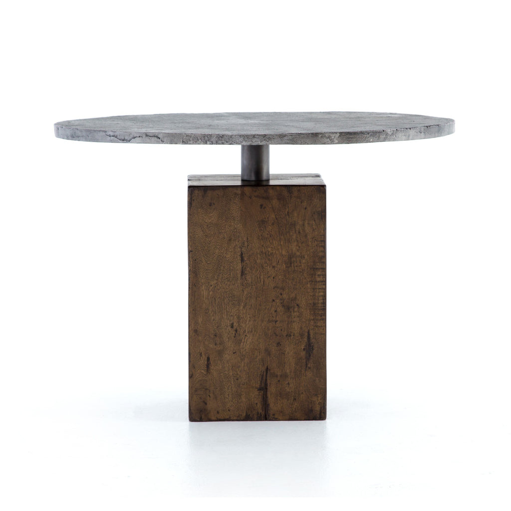 Boomer Bistro Table - Light Gunmetal