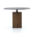 Boomer Bistro Table - Light Gunmetal