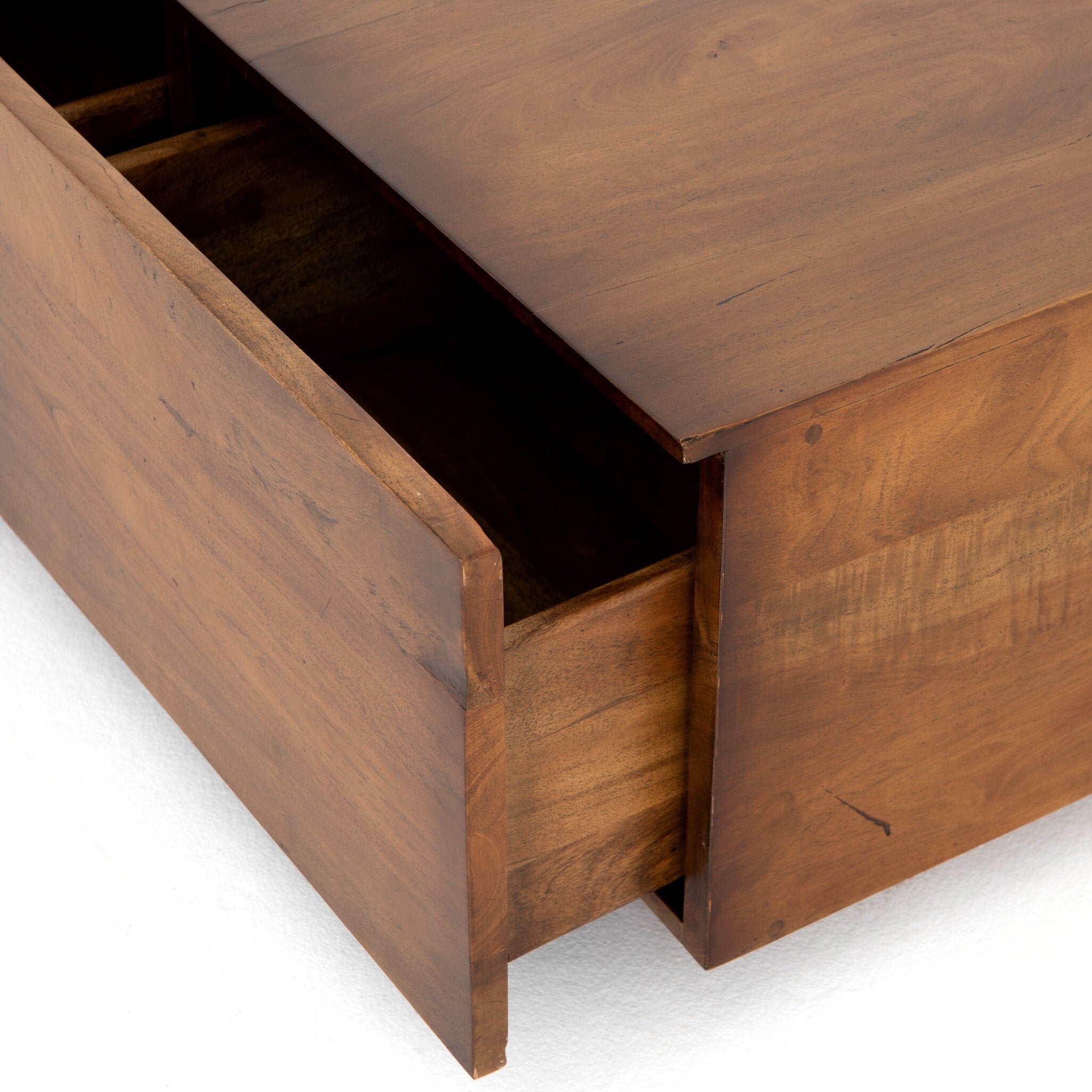 Duncan Storage Coffee Table - Reclaimed Fruitwood