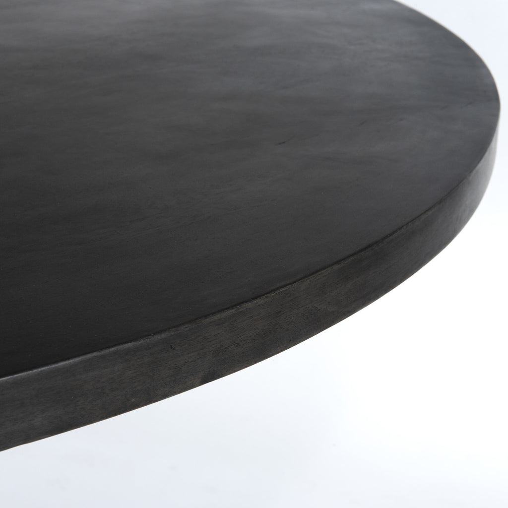 Kesling Round Dining Table - Coal Mango