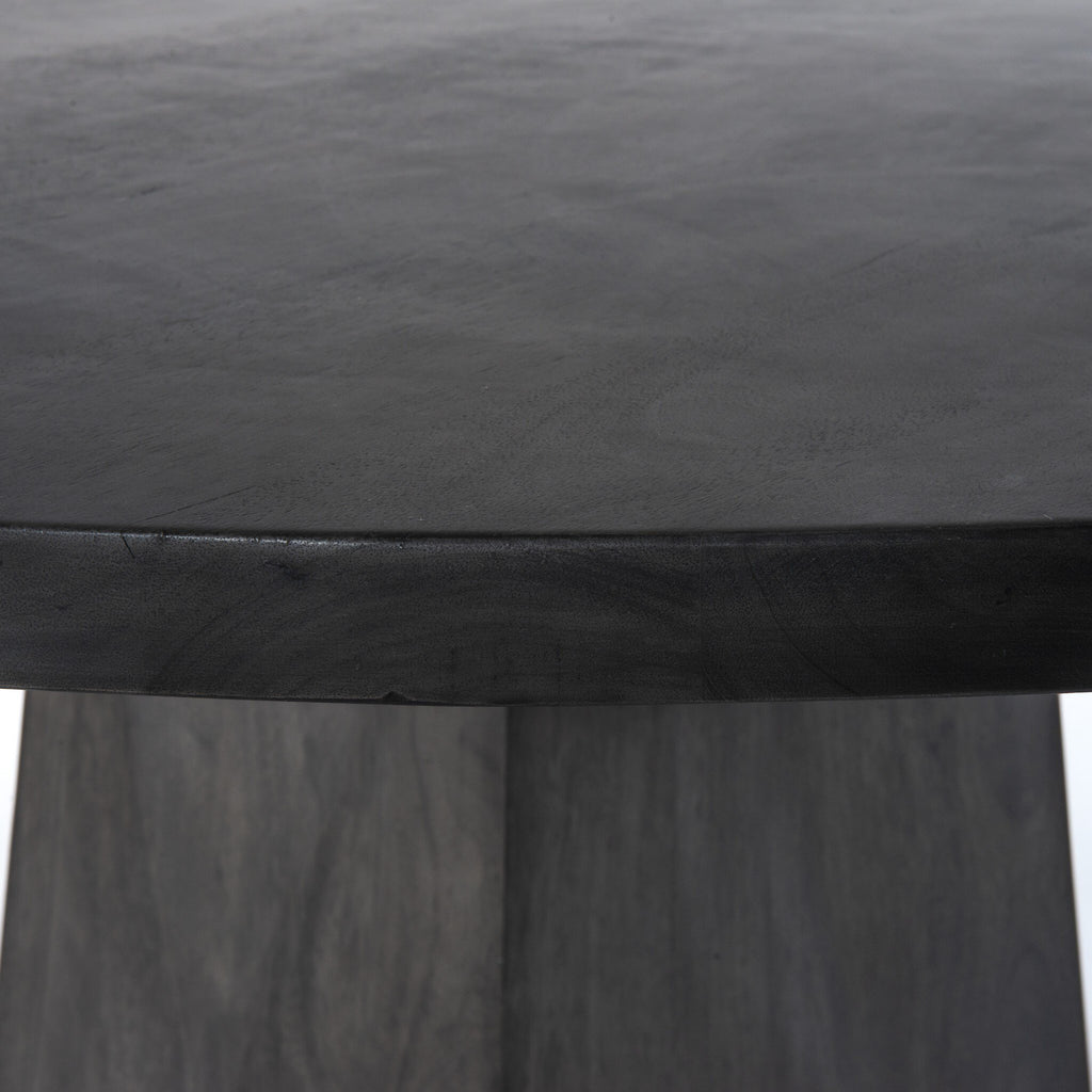 Kesling Round Dining Table - Coal Mango