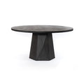 Kesling Round Dining Table - Coal Mango