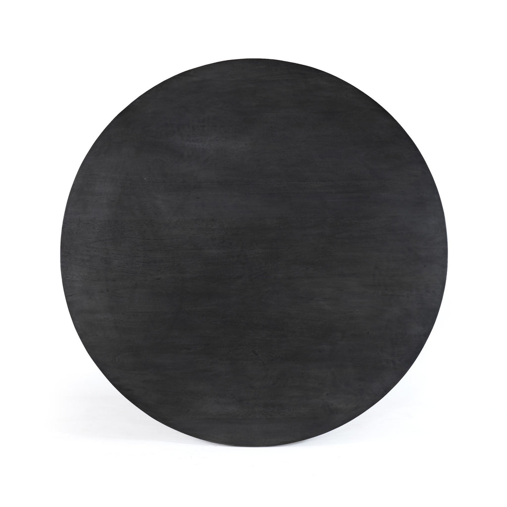 Kesling Round Dining Table - Coal Mango