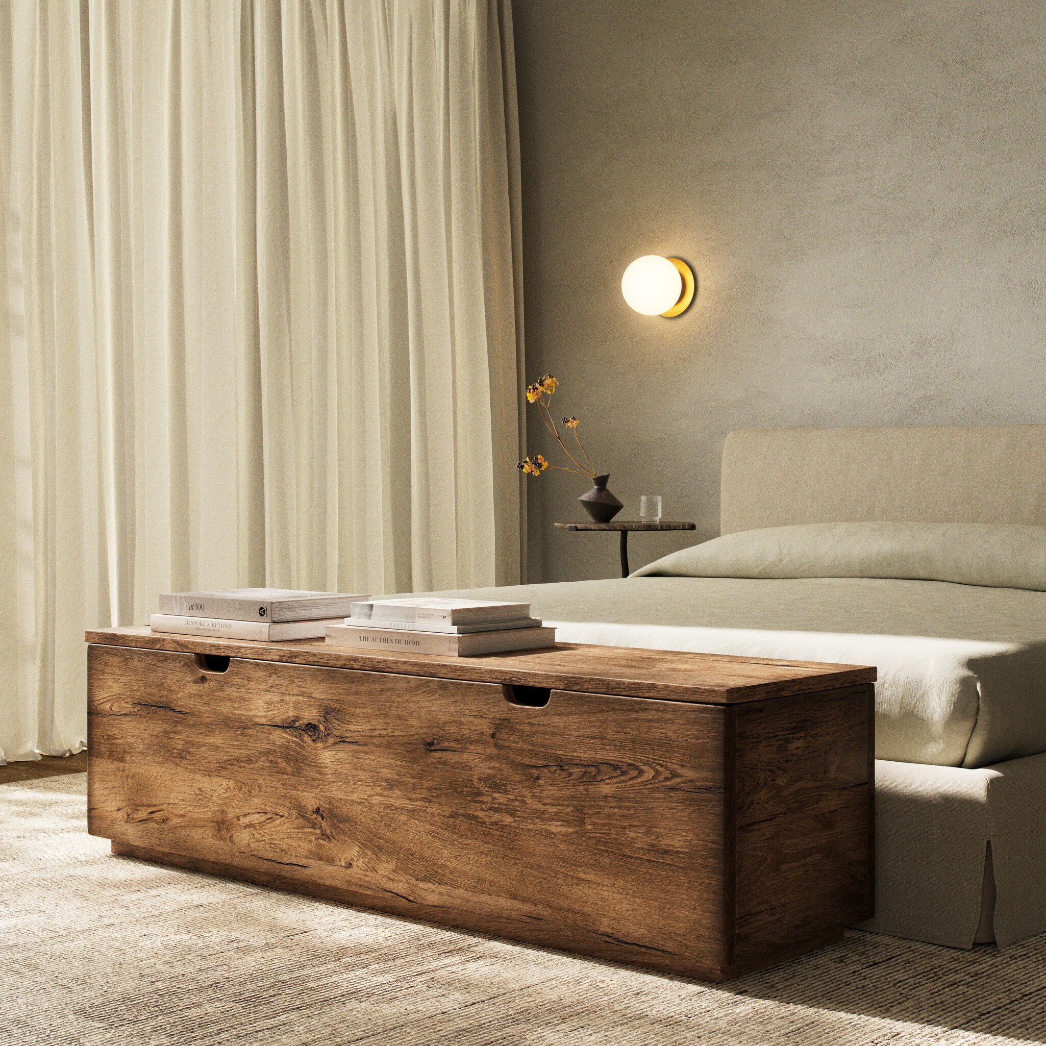 Duncan Trunk - Reclaimed Fruitwood