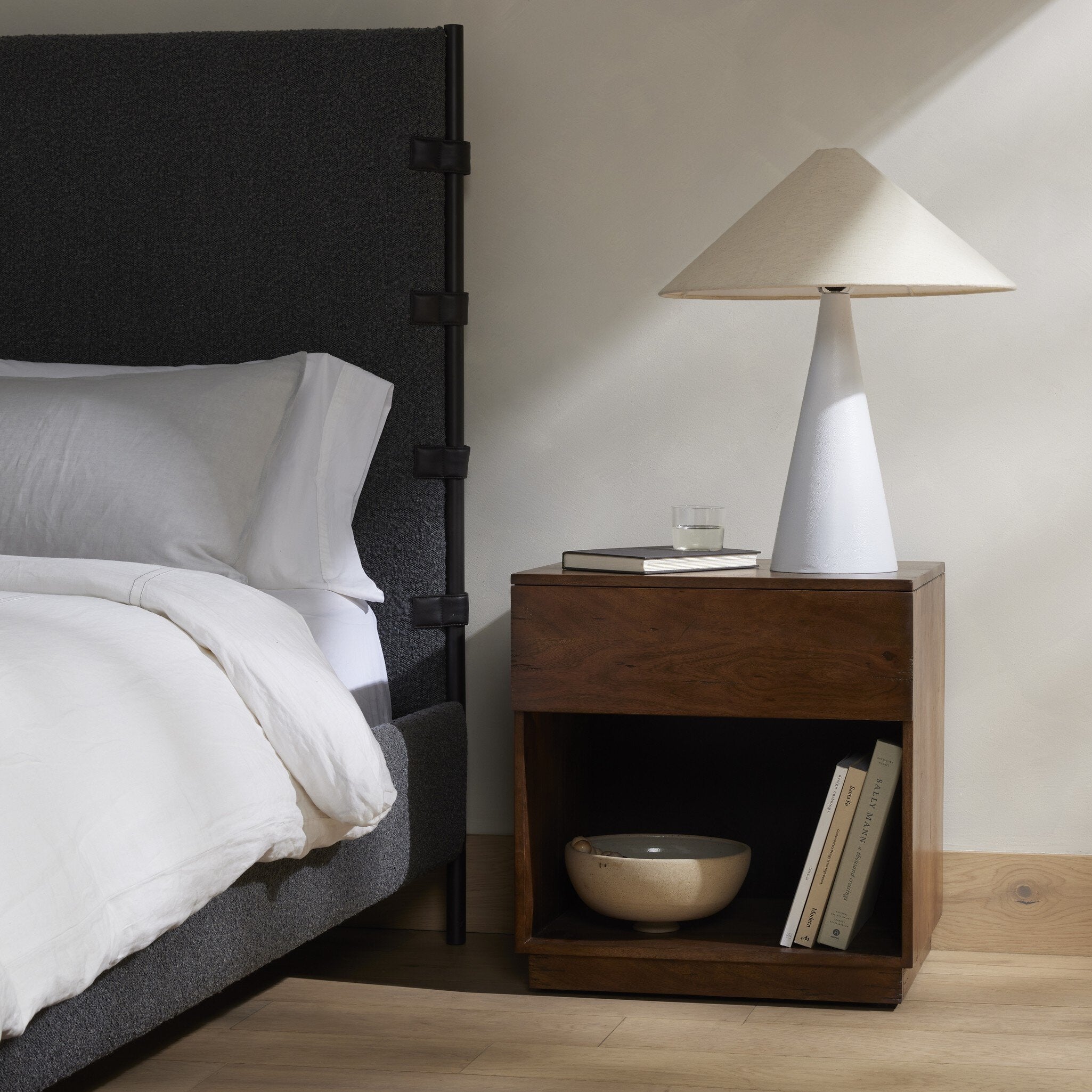Duncan Nightstand - Burnt Fruitwood