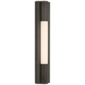 Ellington 16" Slimline Bath Light | Bronze | White Glass