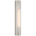 Ellington 16" Slimline Bath Light | Polished Nickel | White Glass