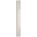 Ellington 24" Slimline Bath Light | Polished Nickel | White Glass