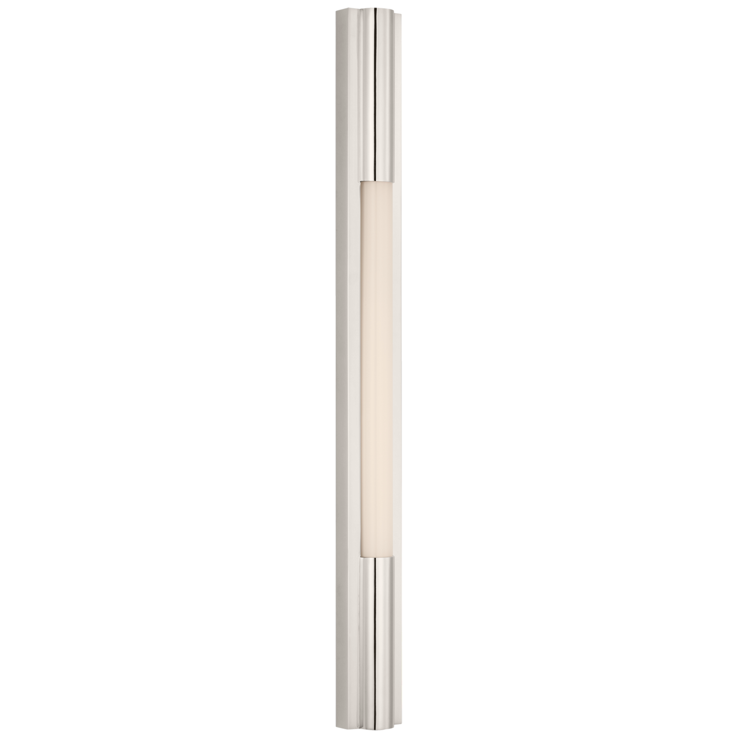 Ellington 32" Slimline Bath Light | Polished Nickel | White Glass