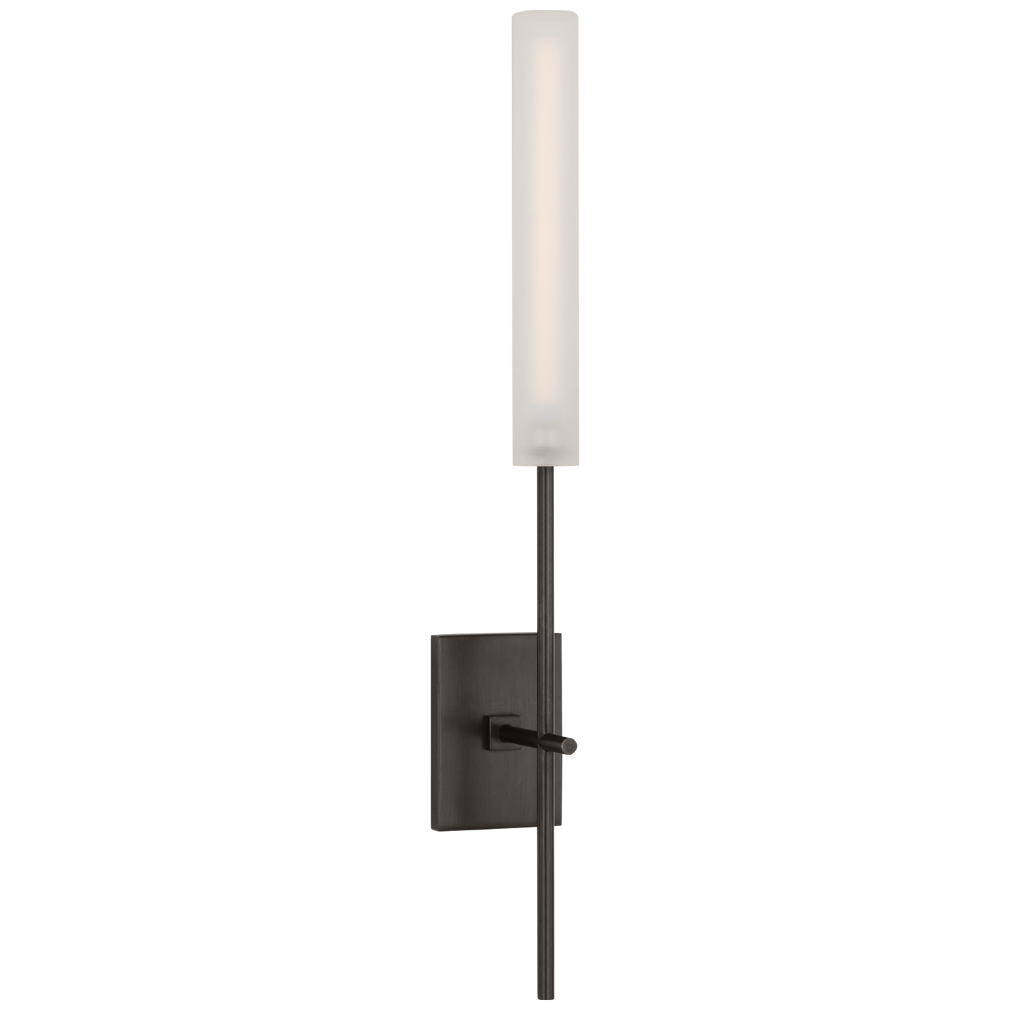 Fay 18" Sconce | Bronze | Frosted Glass