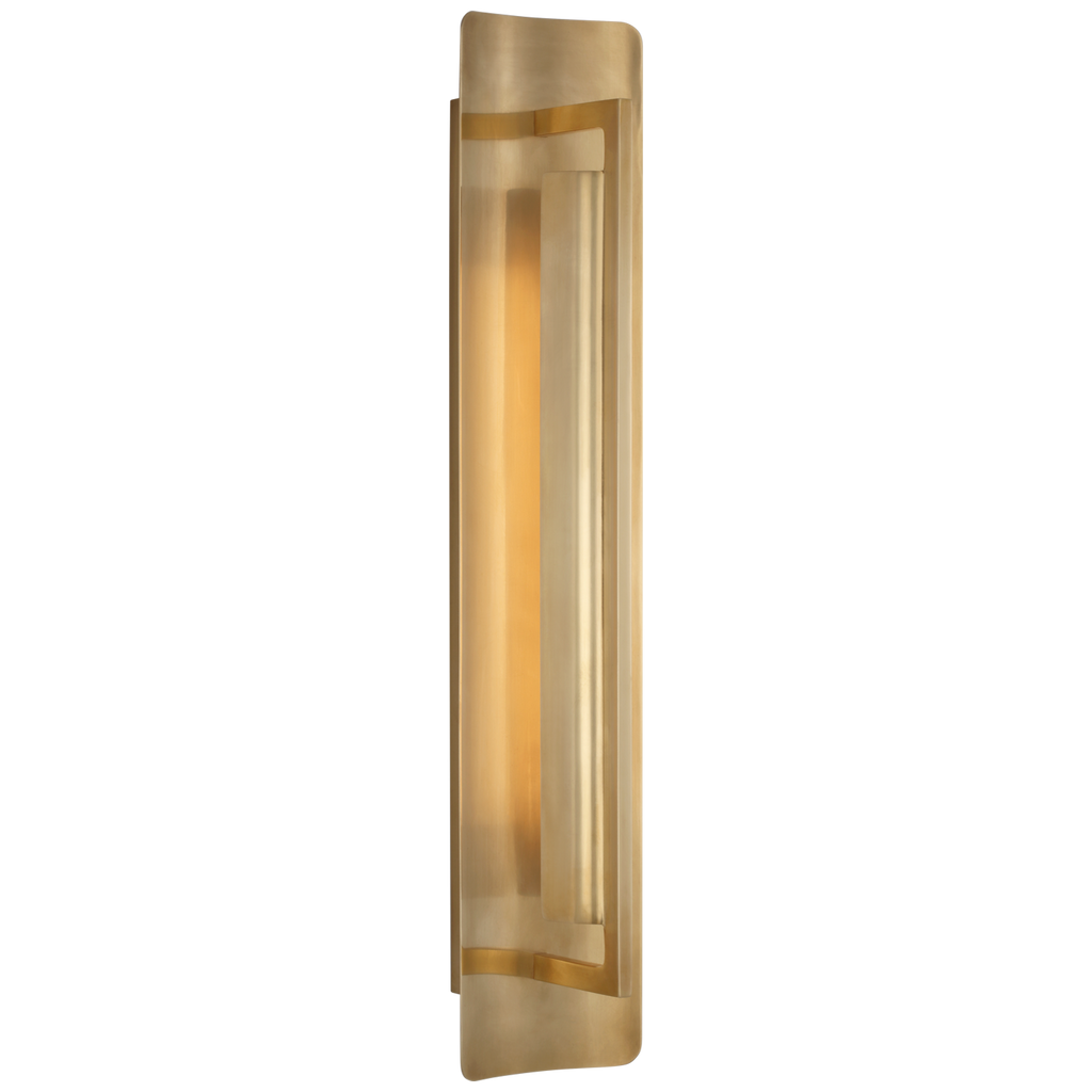 Tristan 20" Reflector Sconce | Hand-Rubbed Antique Brass