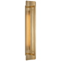 Tristan 20" Reflector Sconce | Hand-Rubbed Antique Brass
