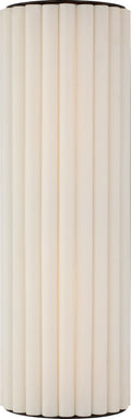 Palati Large Tall Sconce | Bronze | Linen Shade