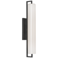Bowen 21" Linear Bath Sconce | Bronze | White Glass Shade