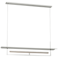 Tristan 54" Reflector Linear Chandelier | Polished Nickel