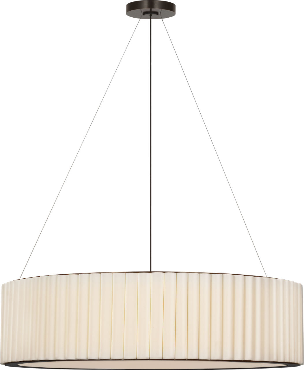 Palati Extra Large Hanging Shade | Bronze | Linen Shade