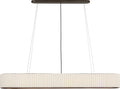 Palati Extra Large Linear Chandelier | Bronze | Linen Shade