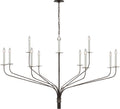 Belfair Grande Two-Tier Chandelier | Aged Iron