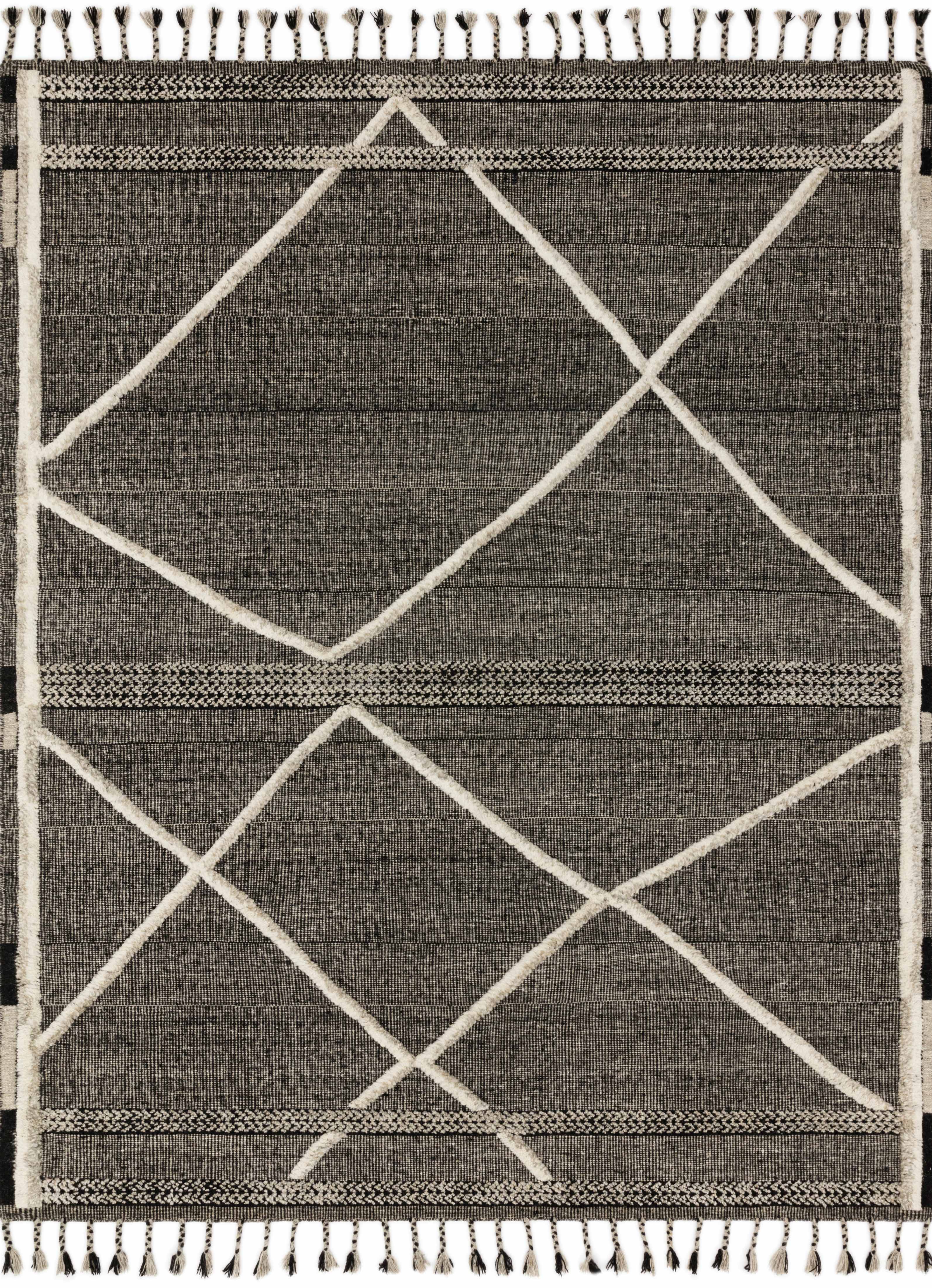 Loloi | Iman Collection | Beige / Charcoal | IMA-02