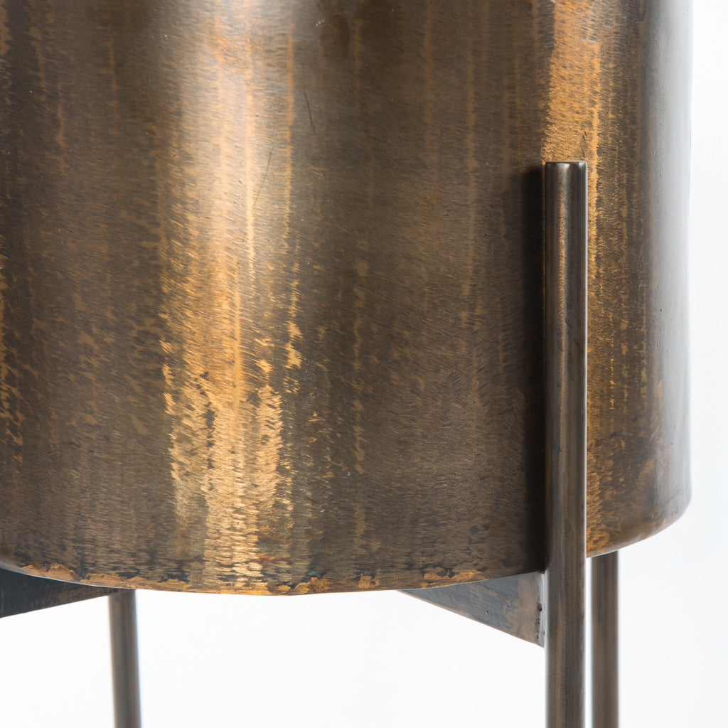 Jed Planter - Weathered Brass