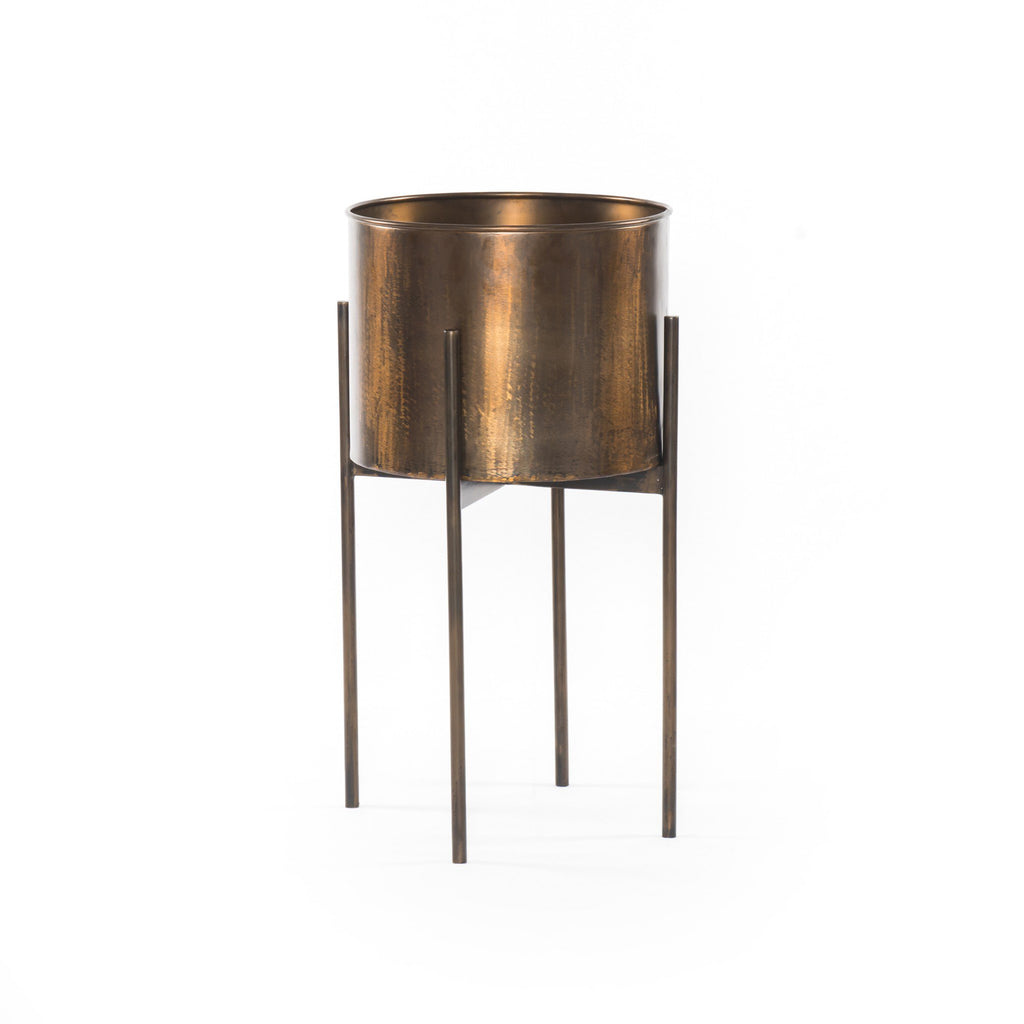 Jed Planter - Weathered Brass