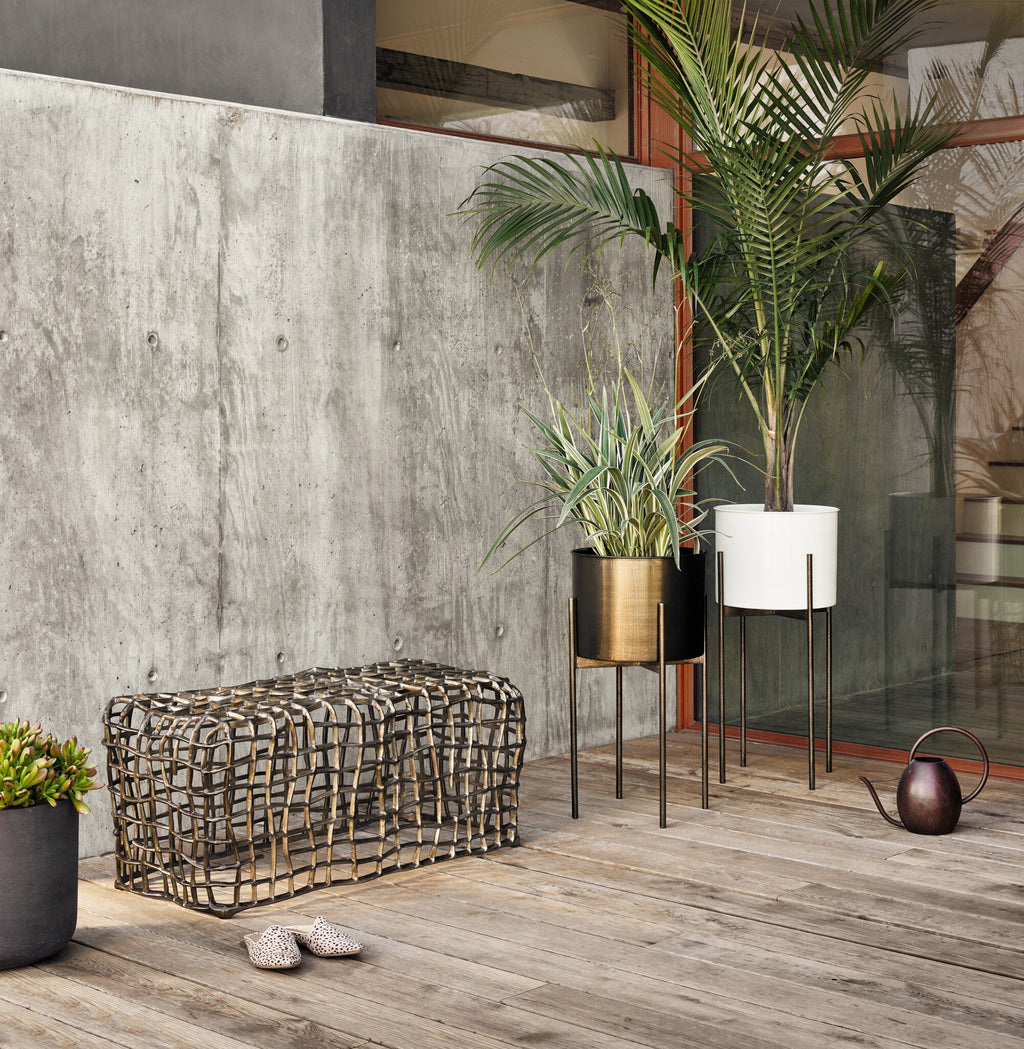 Jed Planter - Weathered Brass