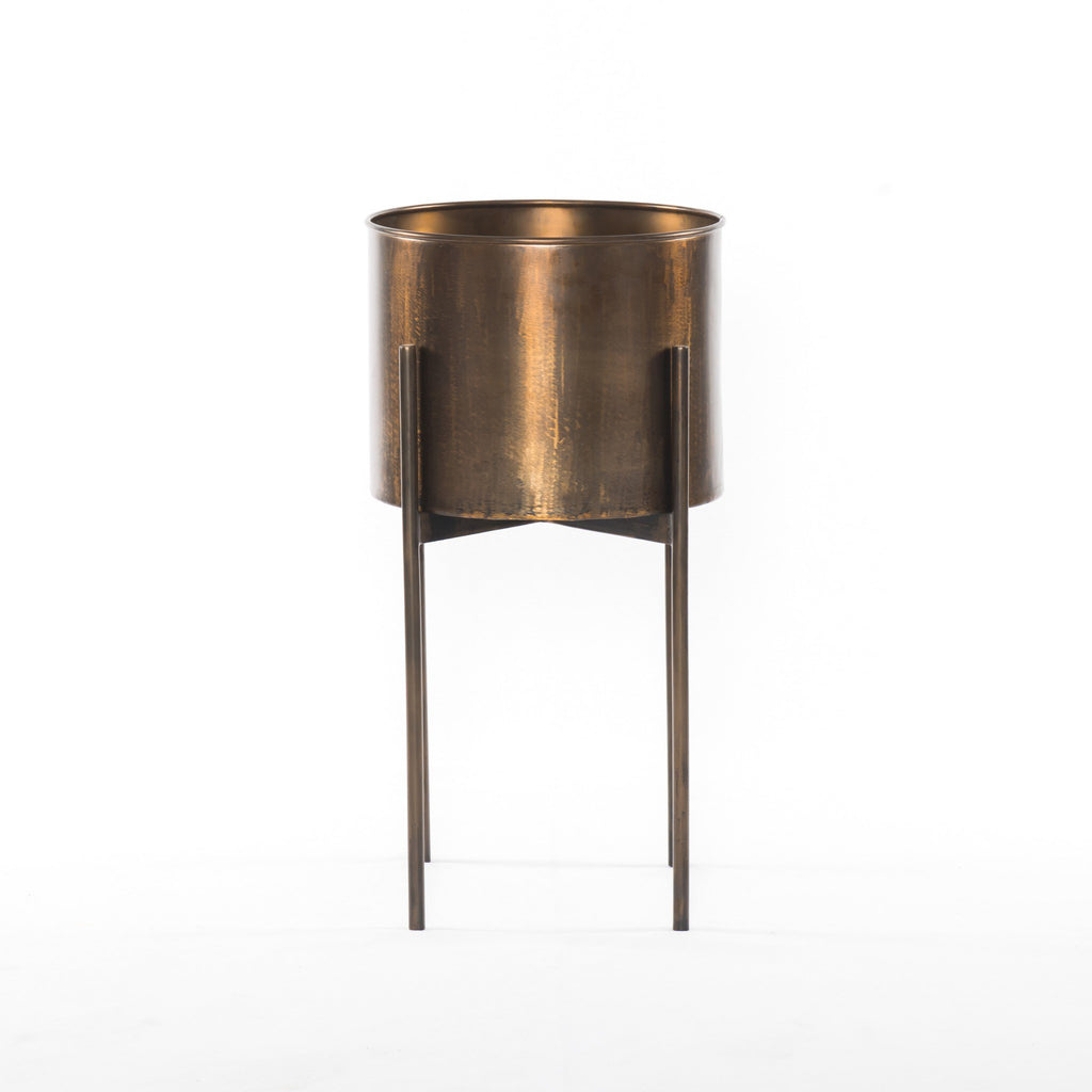 Jed Planter - Weathered Brass
