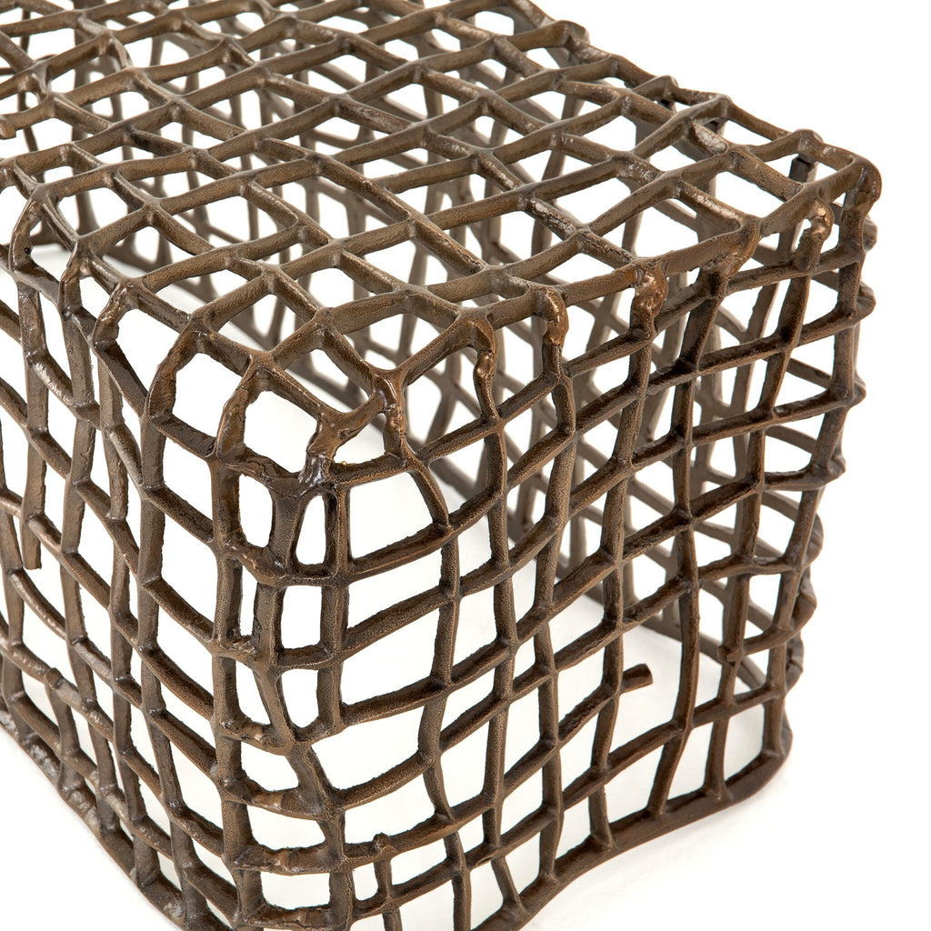 Zander Outdoor Bench - Aged Bronze