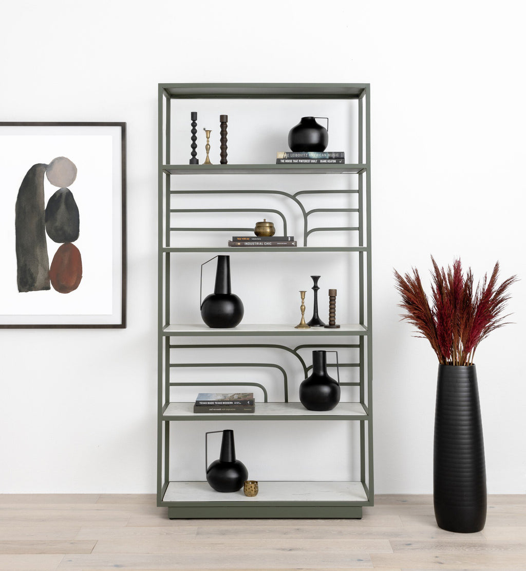 Aleta Vases, Set Of 4 - Iron Matte Black