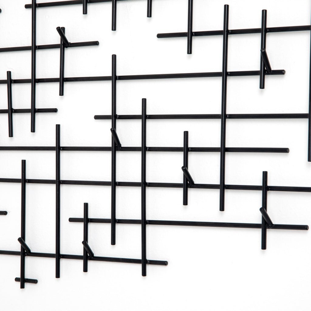 Crossin Coat Rack - Iron Matte Black