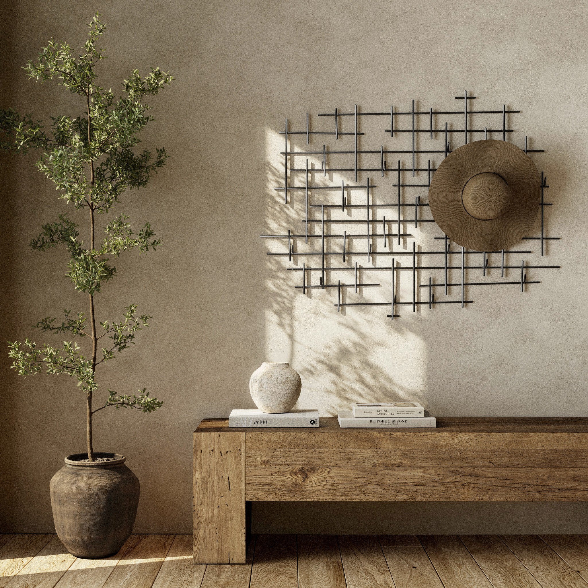Crossin Coat Rack - Iron Matte Black