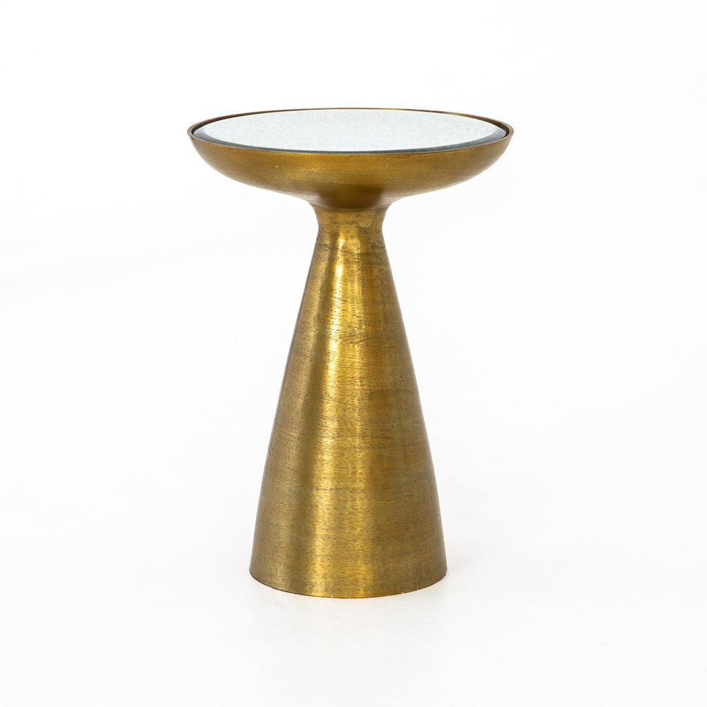 Marlow Mod Pedestal Table - Ash Glass