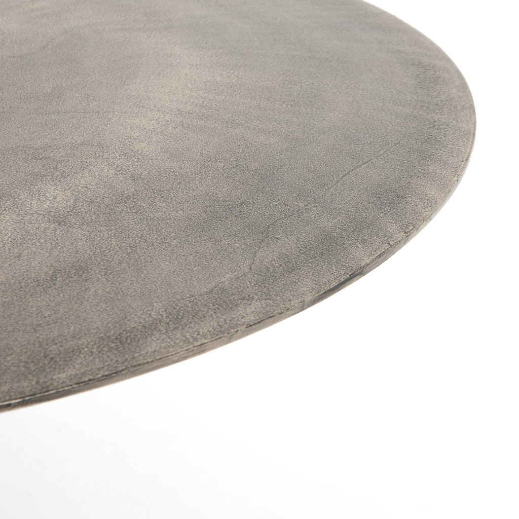 Simone Bistro Table - Raw Antique Nickel