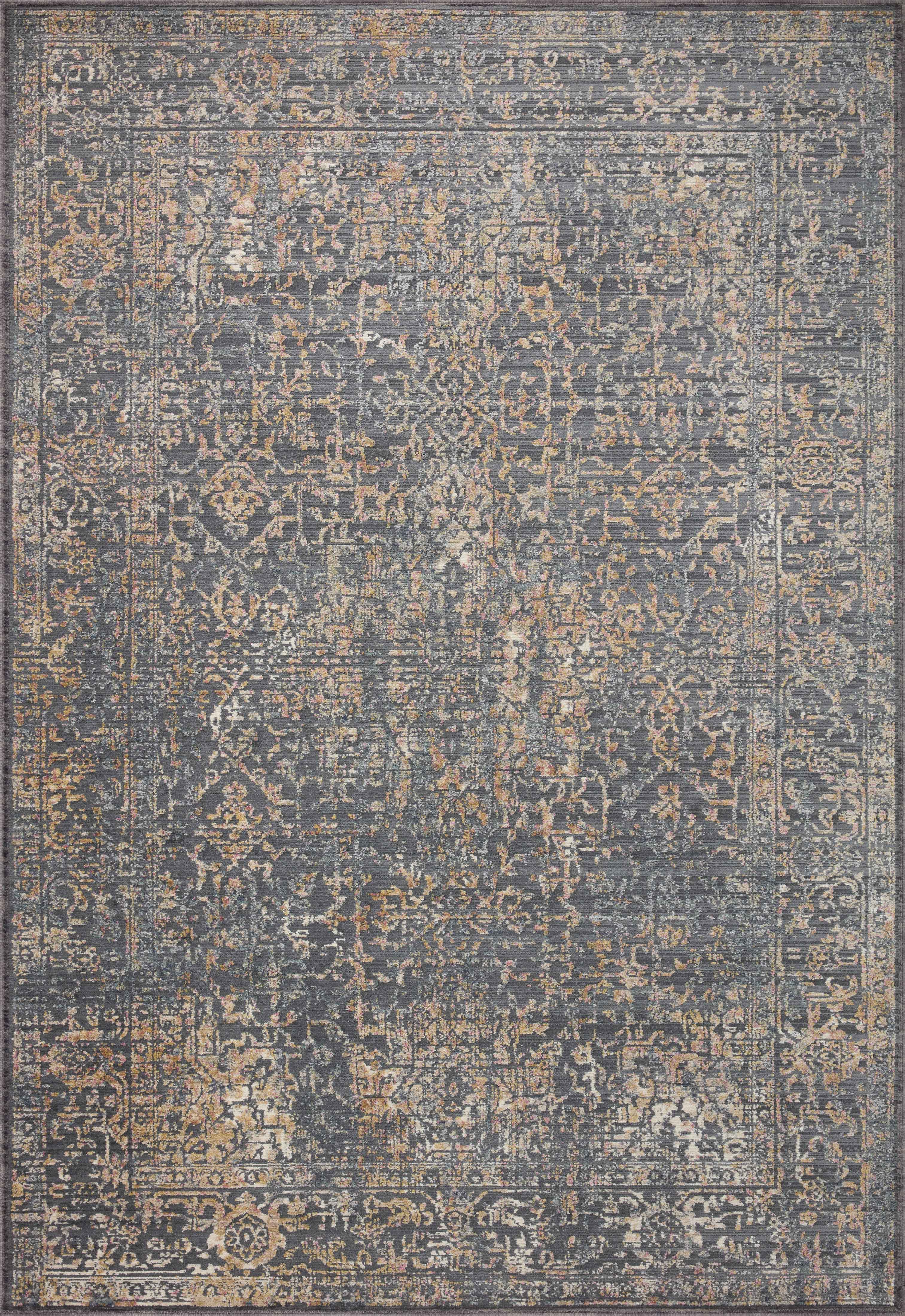 Loloi | Indra Collection | Graphite / Sunset | INA-05