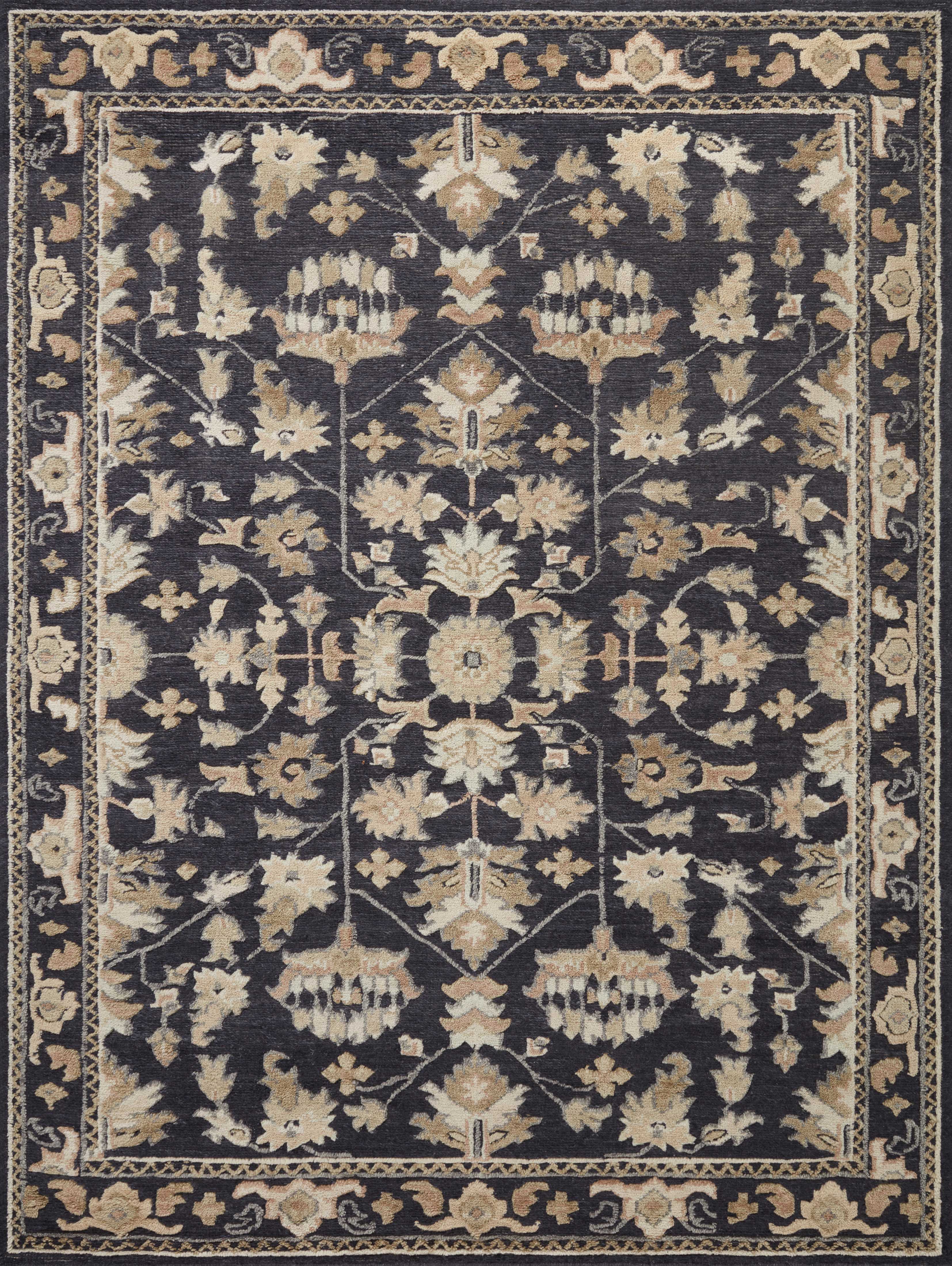 Magnolia Home by Joanna Gaines x Loloi | Ingrid Collection | Navy / Multi | ING-03