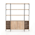 Elena Sideboard and Hutch - Satin Black