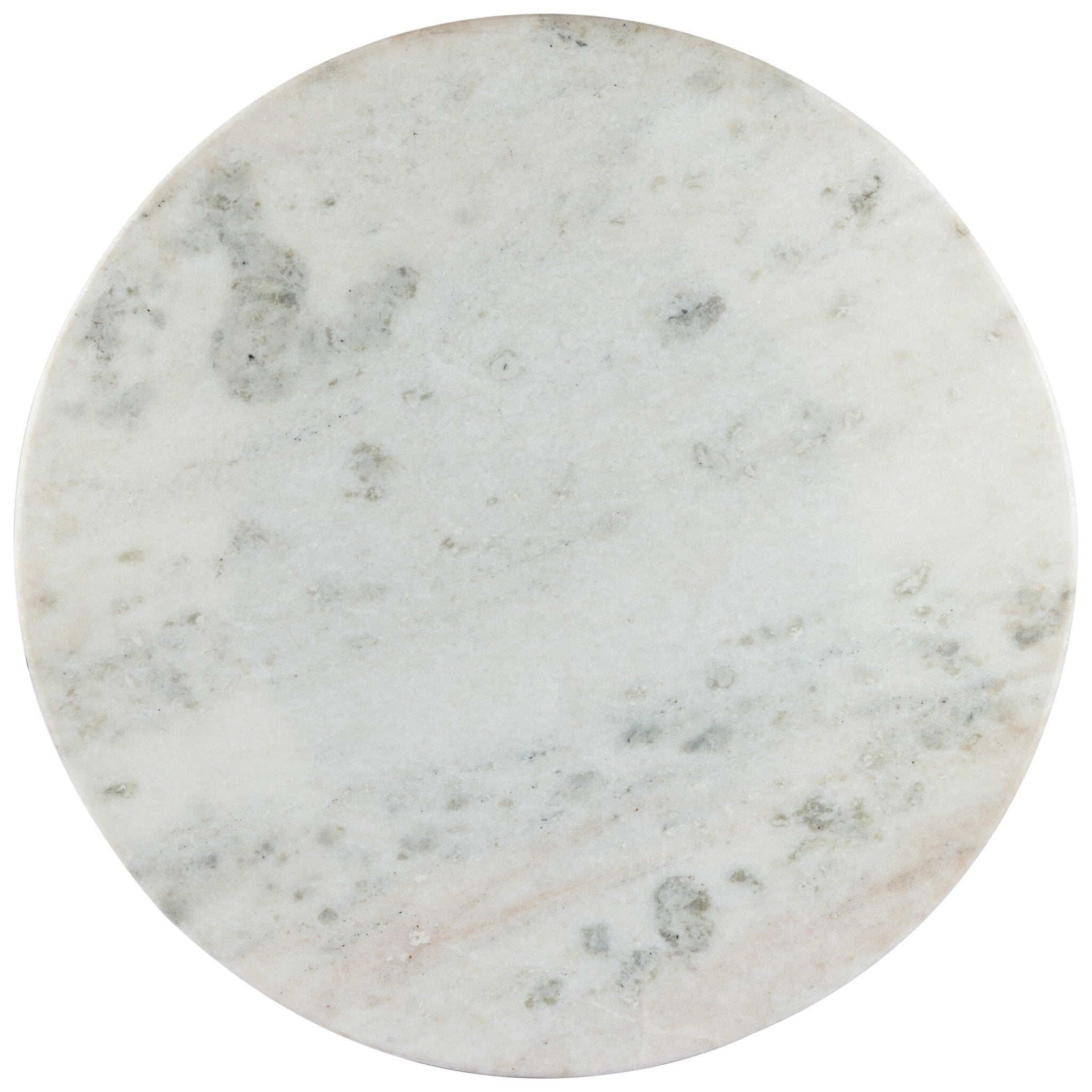 Lucy Round Dining Table - White Marble