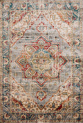 Loloi II | Isadora Collection | Oatmeal / Multi | ISA-02