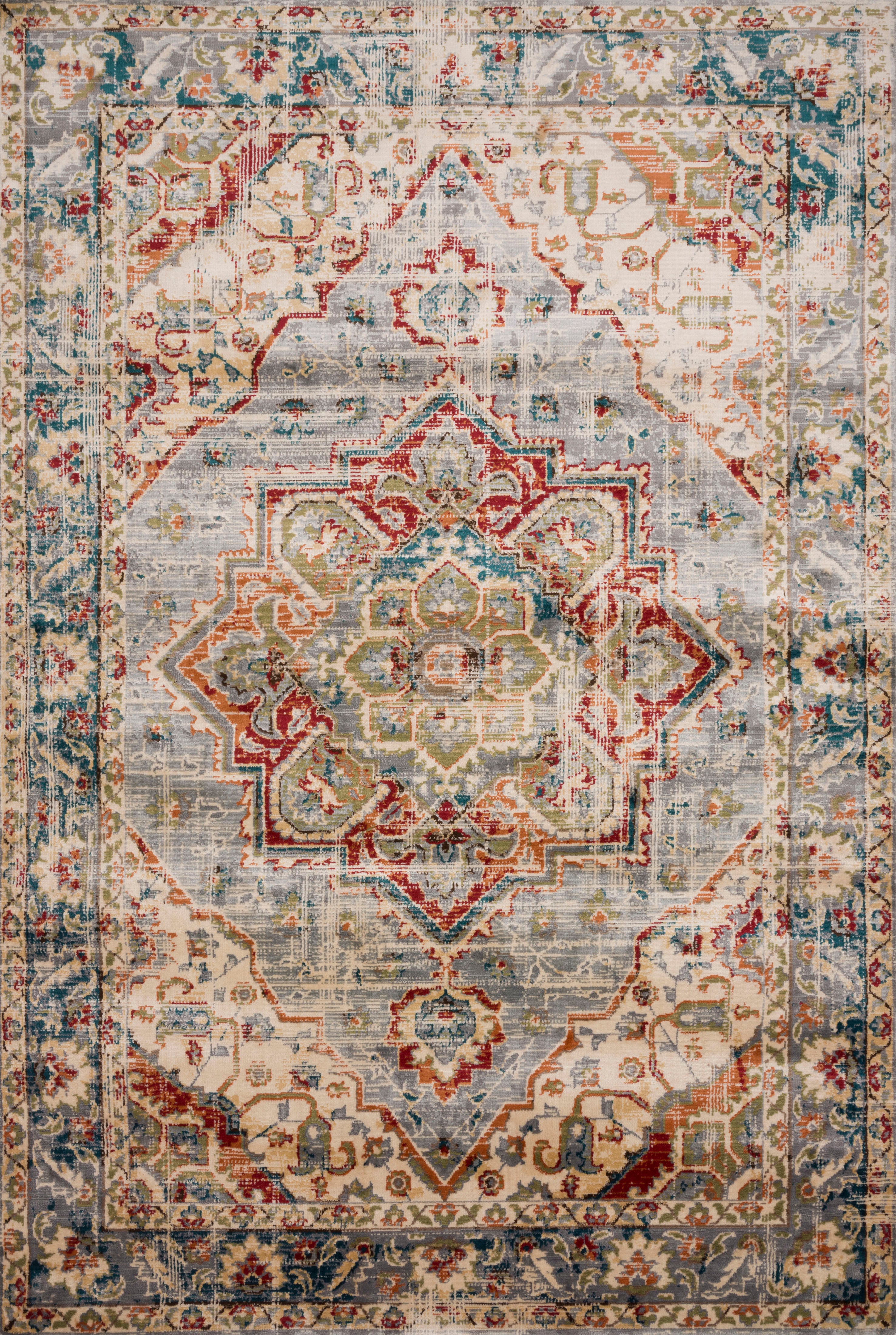 Loloi II | Isadora Collection | Oatmeal / Multi | ISA-02